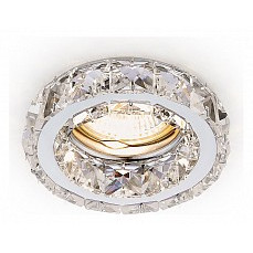 Встраиваемый светильник ambrella light crystal k112 k112 cl-ch